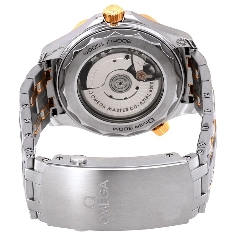Omega Seamaster Sedna Blue Dial Steel and 18kt Yellow Gold Watch #210.20.42.20.03.001 - Watches of America #3