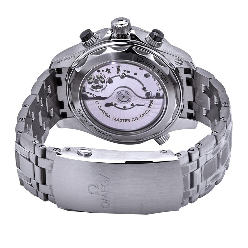 Omega Seamaster Chronograph Automatic Chronometer Black Dial Watch #210.30.44.51.01.001 - Watches of America #3