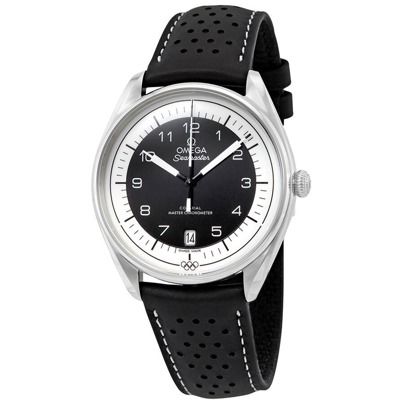Omega Seamaster Olympic Timekeeper Automatic Black Leather Men's Limited Edition Watch #522.32.40.20.01.003 - Watches of America