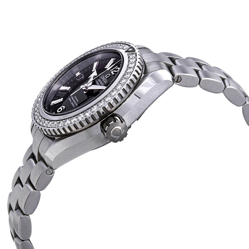 Omega Seamaster Planet Ocean Automatic Chronometer Diamond Black Dial Ladies Watch #232.15.38.20.01.001 - Watches of America #2