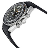 Omega Speedmaster Black Carbon Fibre Dial Chronograph GMT Rubber Men's Watch #321.92.44.52.01.001 - Watches of America #2