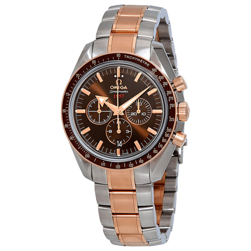 Omega Speedmaster Broad Arrow Chronograph Automatic Brown Dial Men's Watch #321.90.42.50.13.001 - Watches of America