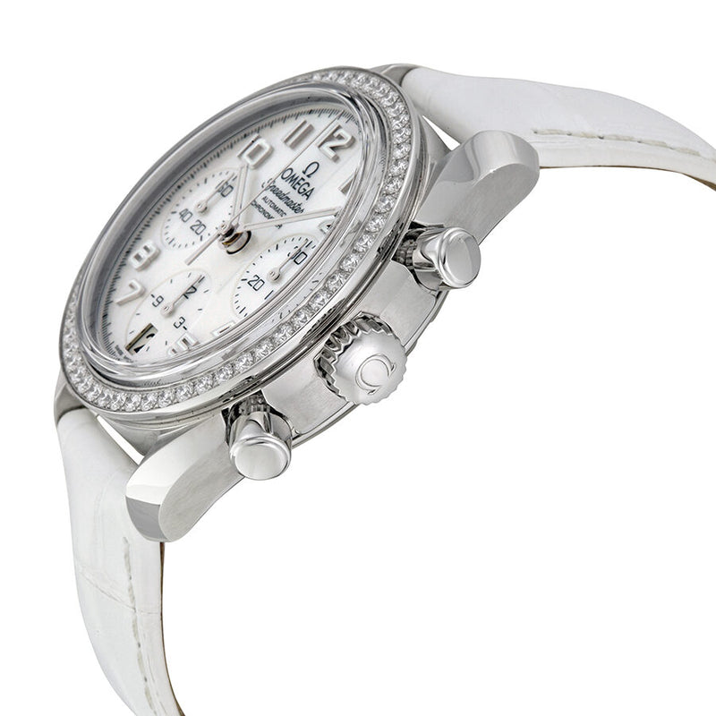 Omega Speedmaster Chronograph 38 mm Diamond Ladies Watch #324.18.38.40.05.001 - Watches of America #2