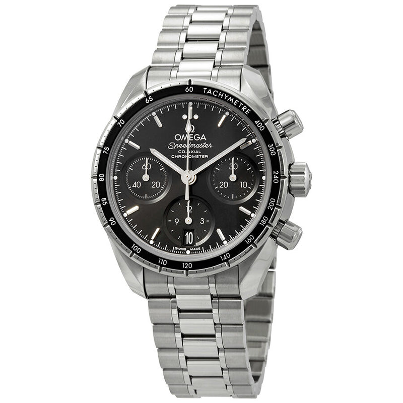 Omega Speedmaster Chronograph Automatic Black Dial Men's Watch #324.30.38.50.01.001 - Watches of America
