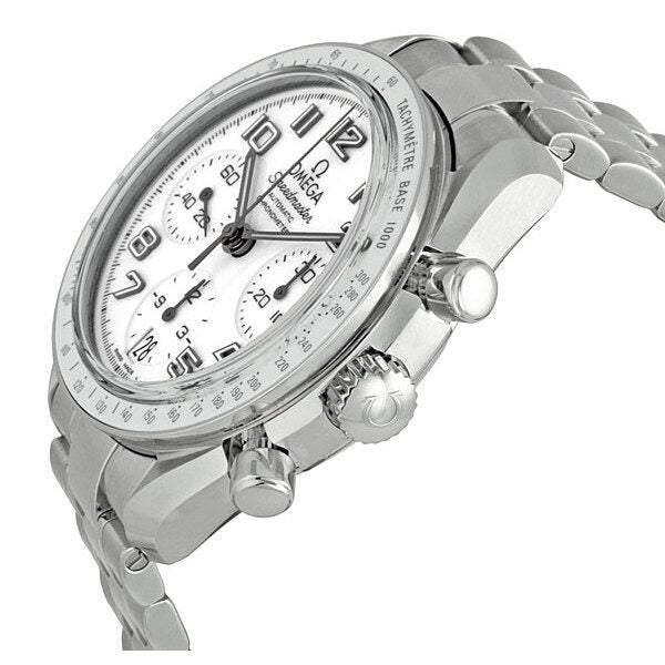 Omega Speedmaster White Dial Chronograph Tachymeter Ladies Watch #324.30.38.40.04.001 - Watches of America #2