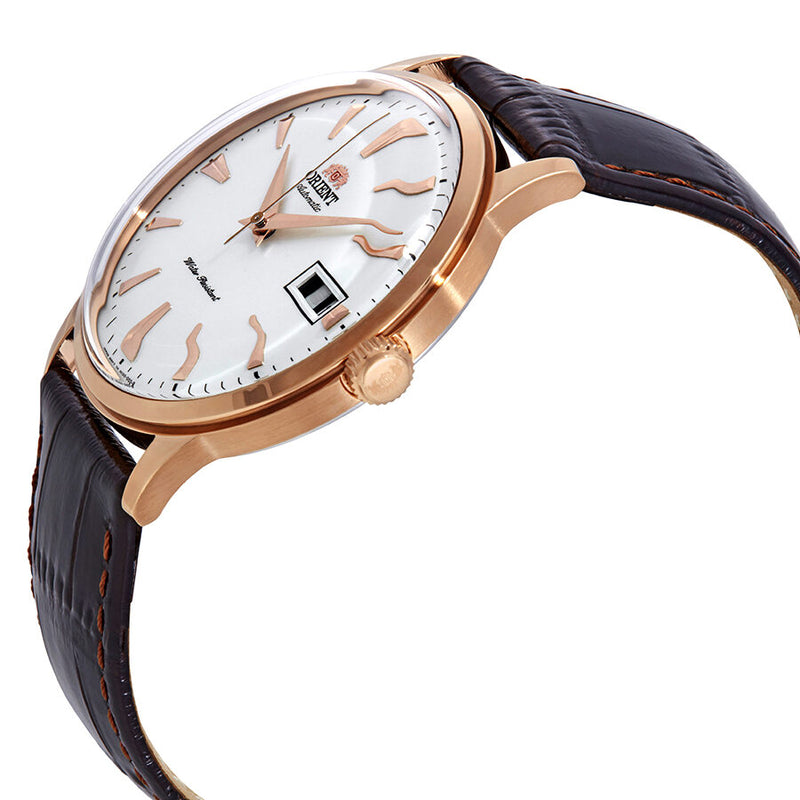 Reloj Orient Bambino 2 FAC00002W0 Automático Acero Inoxidable Dorado Cuero  Marrón