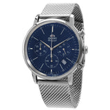 Orient Classic Blue Dial Men's Watch #RA-KV0401L10B - Watches of America