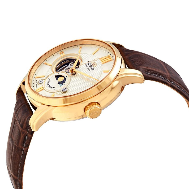 Orient Classic Sun and Moon Open Heart Automatic Men's Watch #RA-AS0004S10B - Watches of America #2