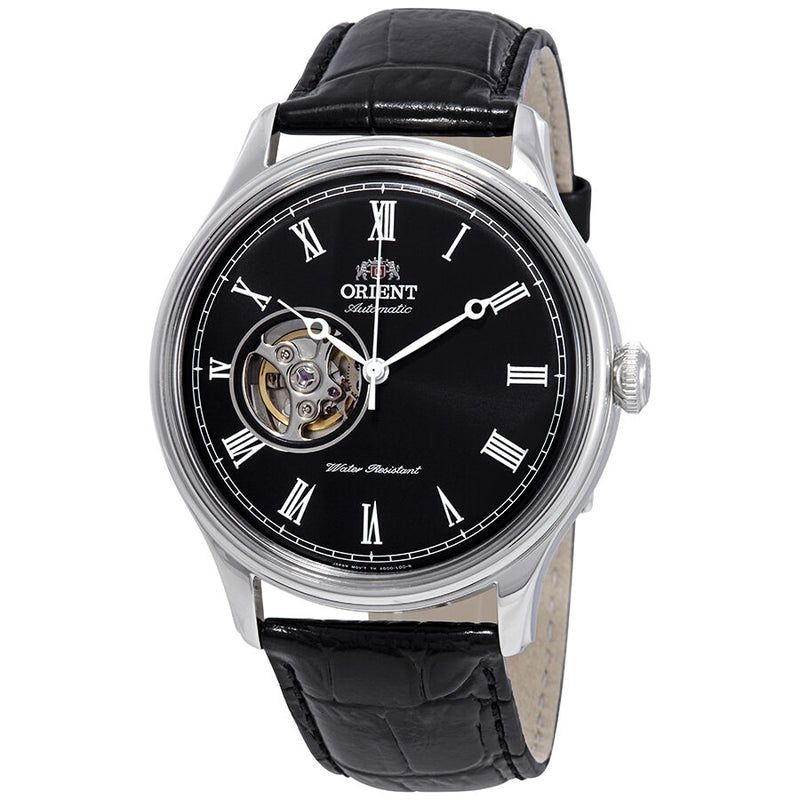 Orient Open Heart Automatic Black Dial Men's Watch #FAG00003B0 - Watches of America