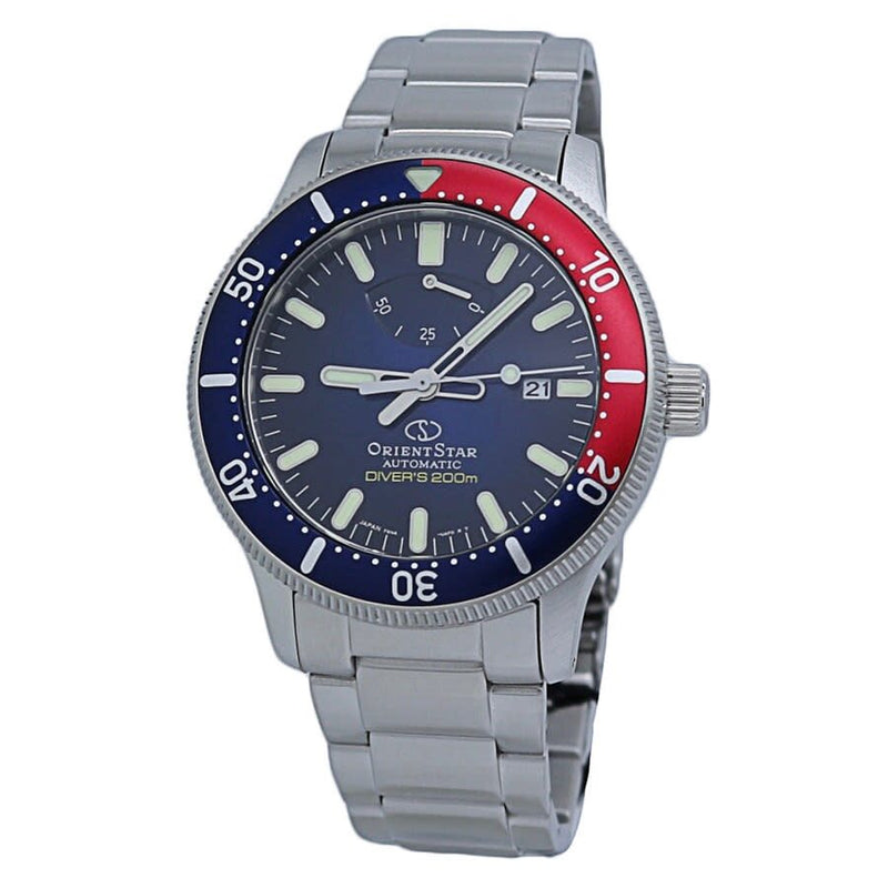 Orient Orient Star Automatic Diver's 200 Meters Blue Dial Men's Watch #RE-AU0306L00B - Watches of America