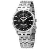 Orient Perpetual Calendar World Time Automatic Black Dial Men's Watch #FEU0A003BH - Watches of America