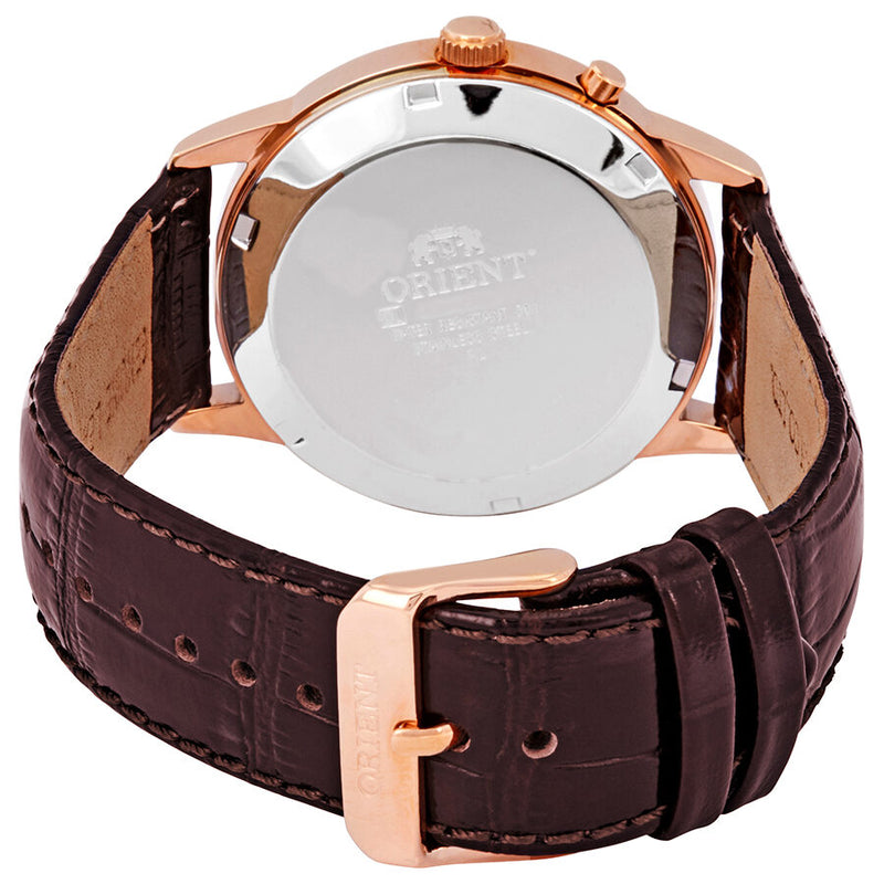 Orient Perpetual Calendar World Time Automatic Brown Dial Men's Watch #FEU0A001TH - Watches of America #3