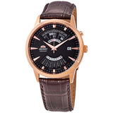 Orient Perpetual Calendar World Time Automatic Brown Dial Men's Watch #FEU0A001TH - Watches of America