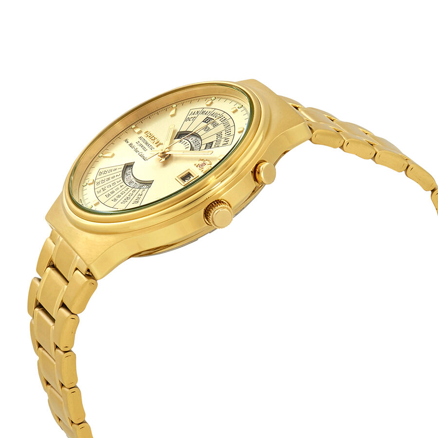 Orient Perpetual Calendar Automatic Gold Dial Men's Watch