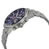 Orient Sport Chronograph Blue Dial Stainless Steel Men's Watch #RAKV0002L - Watches of America #2