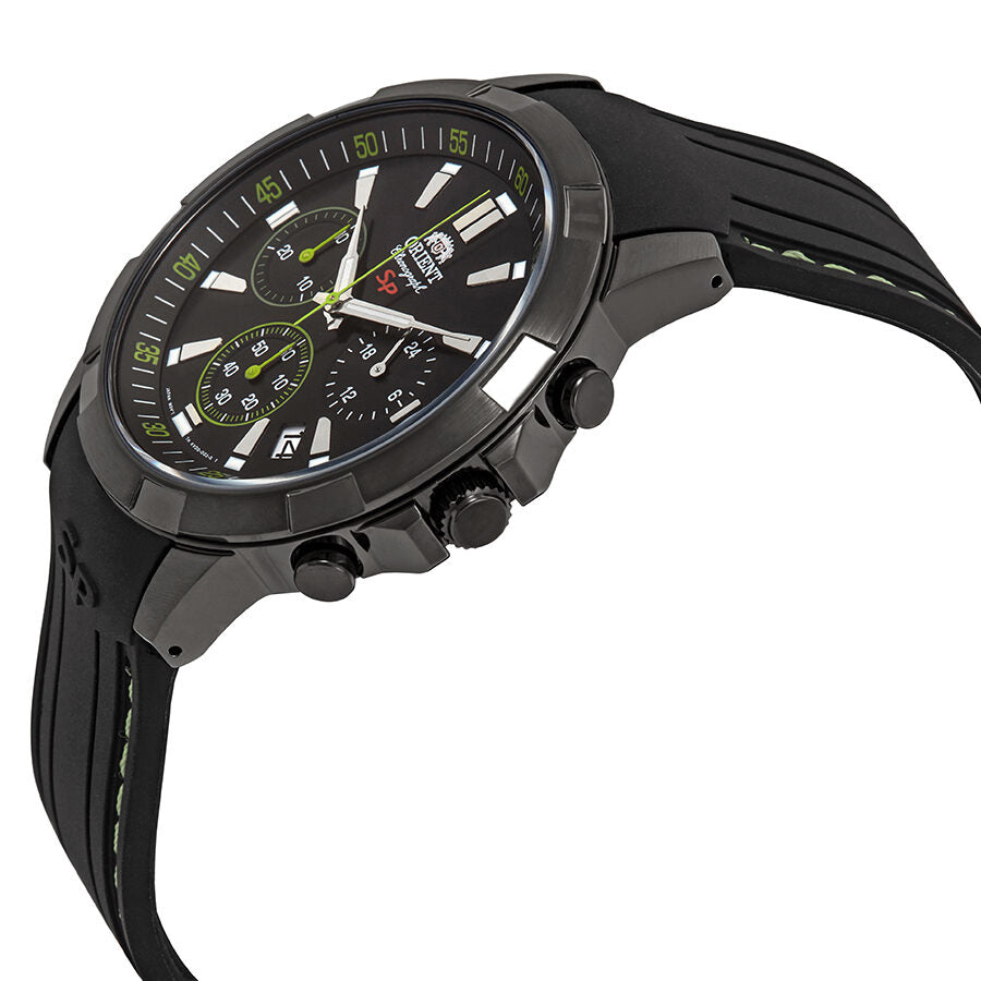 Orient Sporty Chronograph Black Dial Men s Watch FKV00006B Watches of America
