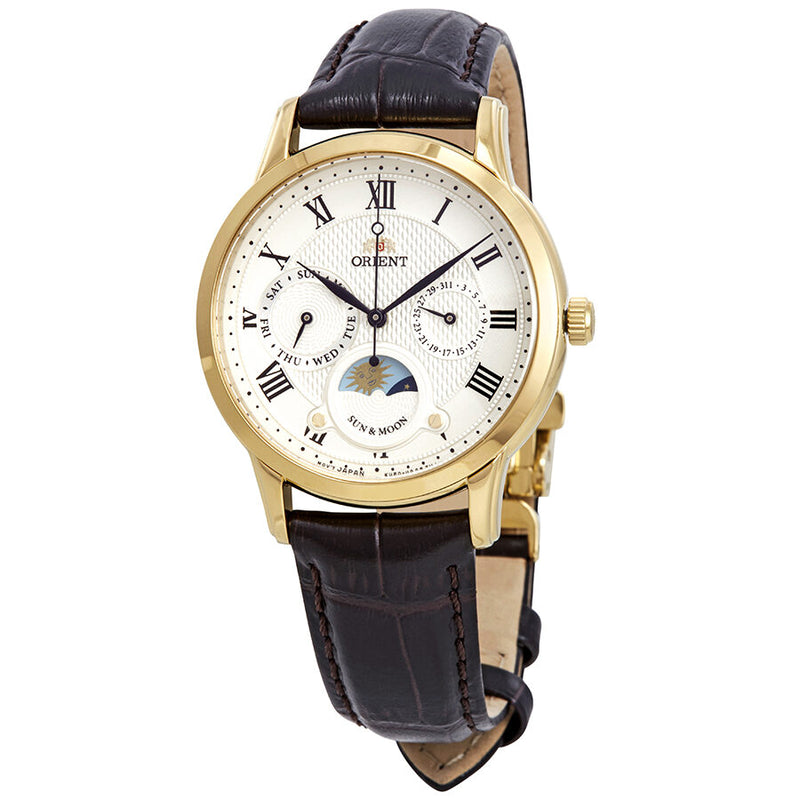 Orient Sun and Moon White Dial Ladies Watch #RA-KA0003S10B - Watches of America