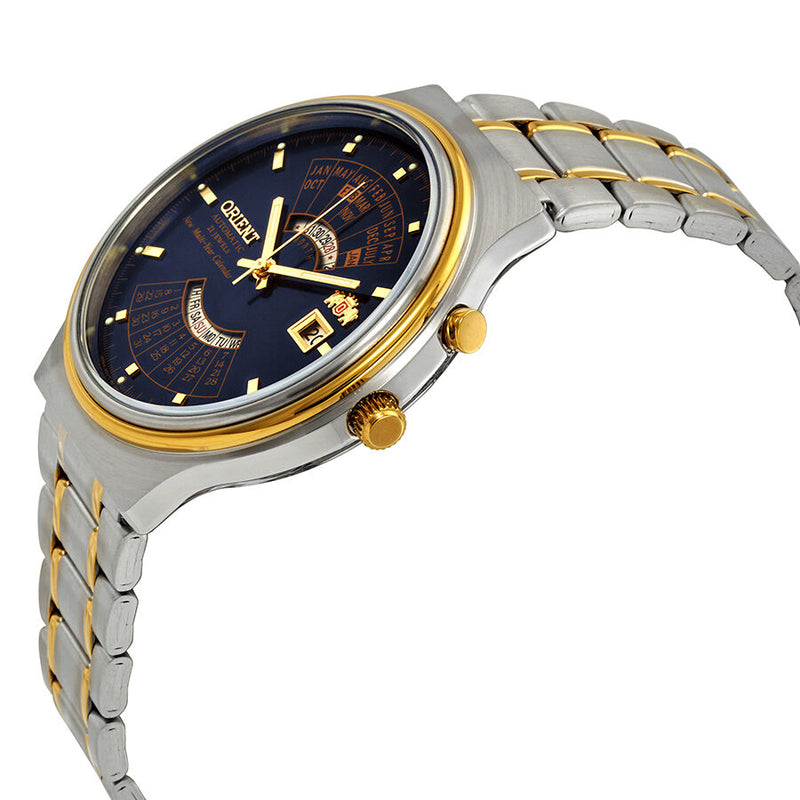 Orient Wide Calender Automatic Blue Dial Men's Watch #FEU00000D - Watches of America #2