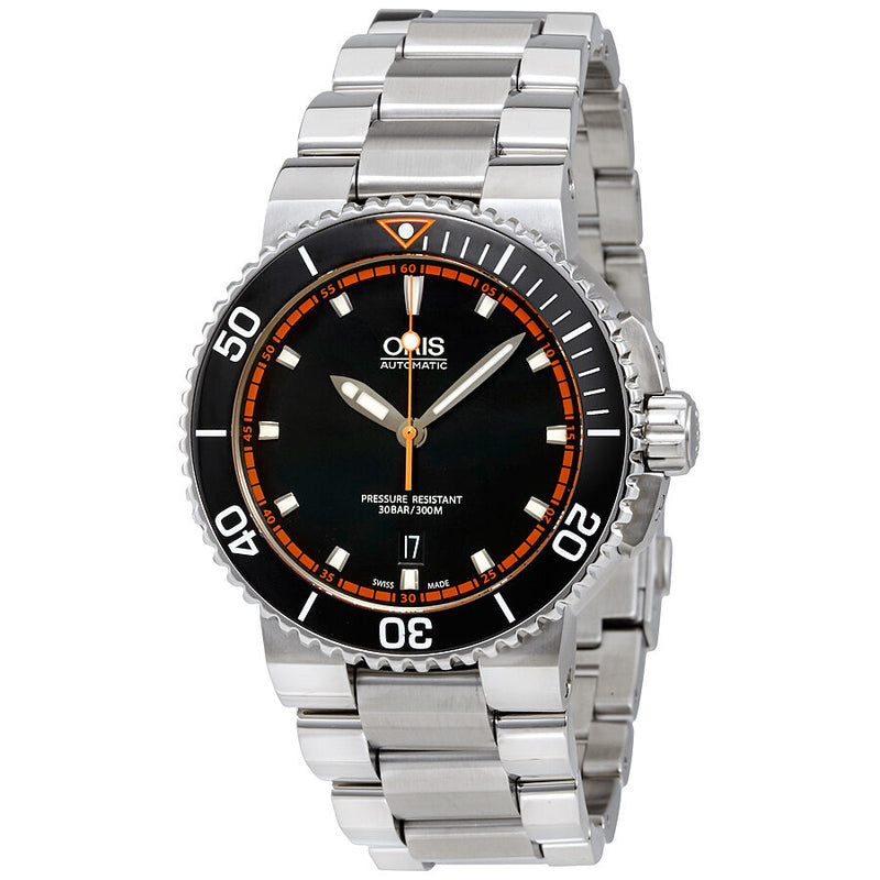 Oris Aquis Date Automatic Black Dial Men's Watch #01 733 7653 4128-07 8 26 01PEB - Watches of America