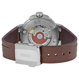 Oris Aquis Date Diamonds Brown Dial Brown Textile Ladies Watch #01 733 7652 4192-07 5 18 12FC - Watches of America #3