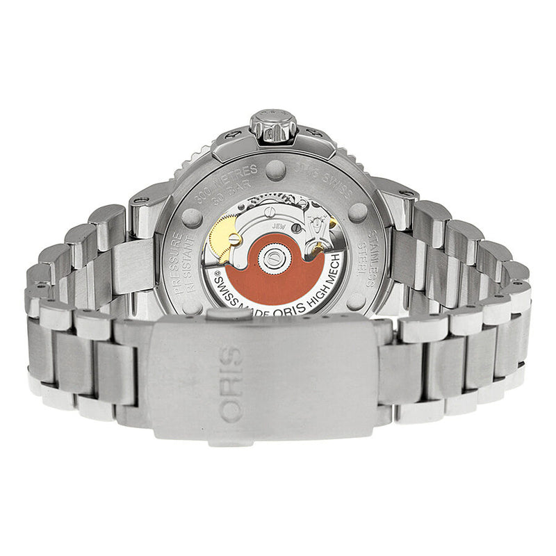 Oris Aquis Date Diamonds Brown Dial Stainless Steel Ladies Watch #01 733 7652 4192-07 8 18 01P - Watches of America #3