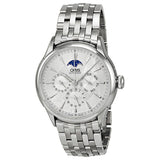 Oris Artelier Complication GMT Automatic Silver Dial Men's Watch #581-7592-4091MB - Watches of America