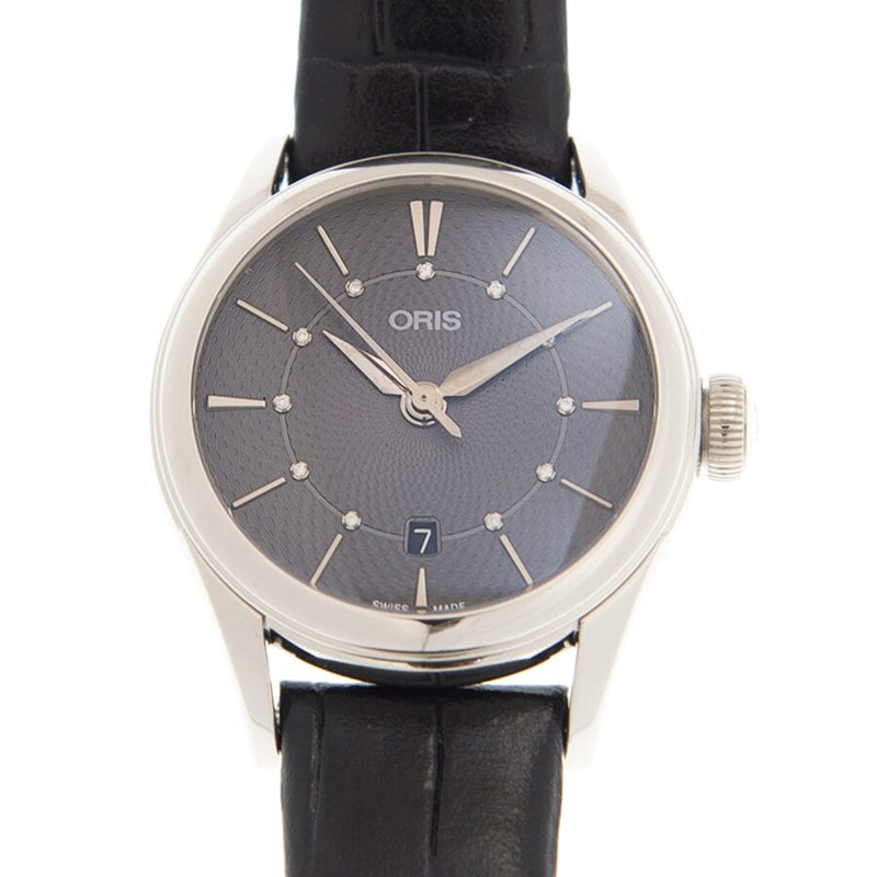 Oris Artelier Date Automatic Diamond Grey Dial Unisex Watch #561 7722 4053 5 14 64FC - Watches of America #2