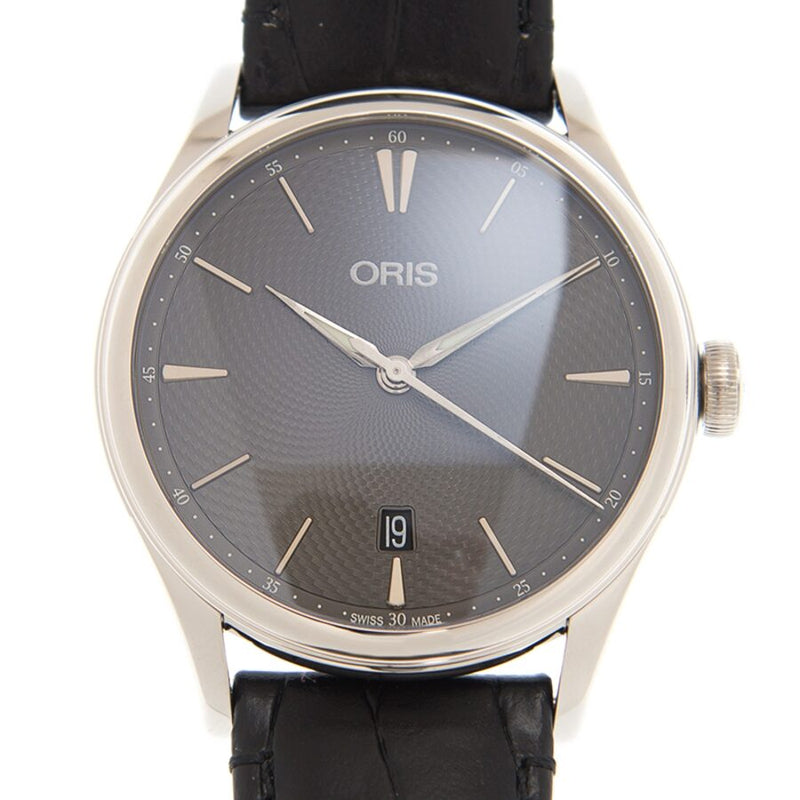 Oris Artelier Date Automatic Grey Dial Unisex Watch #733 7721 4053 5 21 64FC - Watches of America #2