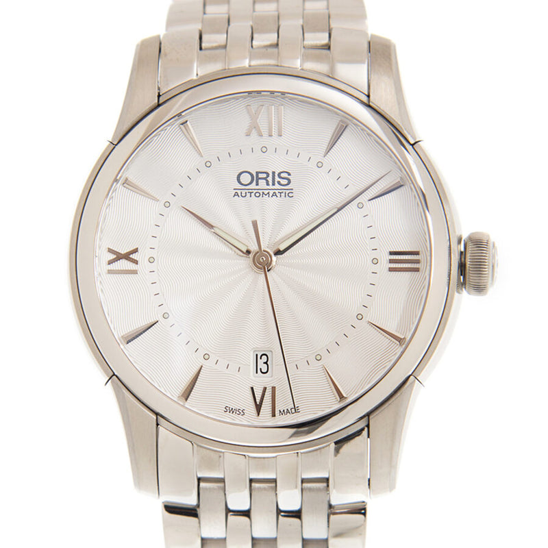 Oris Artelier Date Automatic Silver Dial Unisex Watch #733 7670 4071 8 21 77 - Watches of America