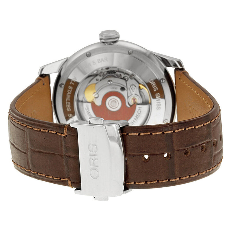 Oris Artelier Date Silver Dial Brown Leather Men s Watch 733 7670 4051LS 01 733 7670 4051 07 1 21 73FC Watches of America