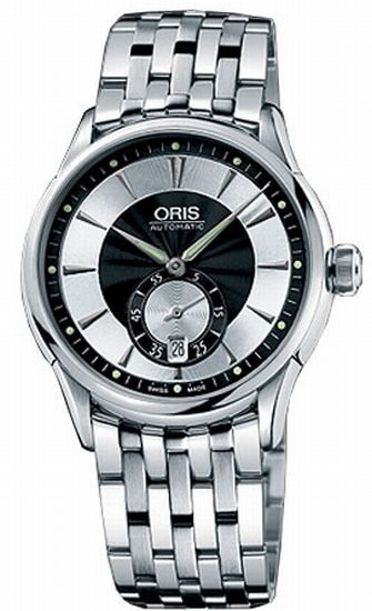 Oris Artelier Small Second Date Automatic Men's Watch #623-7582-4054MB - Watches of America