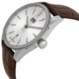 Oris Artix Automatic Silver Dial Brown Leather Men's Watch #733-7642-4031LS - Watches of America #2