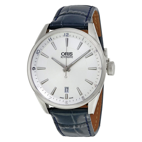 Oris Artix Date Reloj autom tico para hombre con esfera plateada