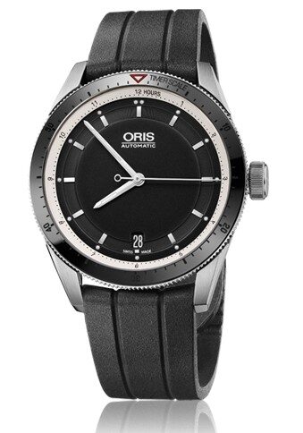 Oris Artix GT Date Black Dial Black Rubber Men's Watch #01 733 7671 4154-07 4 18 20FC - Watches of America