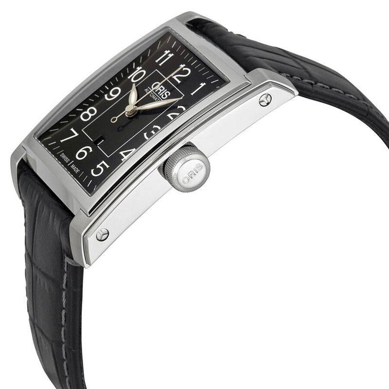 Oris Automatic Black Dial Black Leather Men's Watch 561-7657-4034LS #01 561 7657 4034-07 5 21 71FC - Watches of America #2