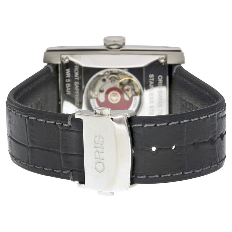 Oris Automatic Black Dial Black Leather Men's Watch 561-7657-4034LS #01 561 7657 4034-07 5 21 71FC - Watches of America #3