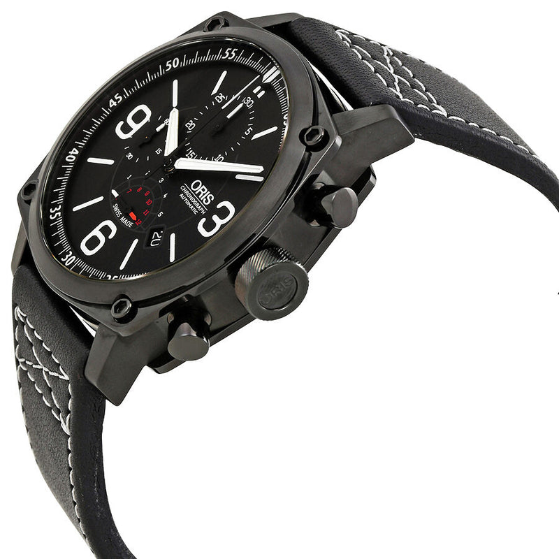 Reloj Oris Aviation BC4 Chornograph con esfera negra para hombre