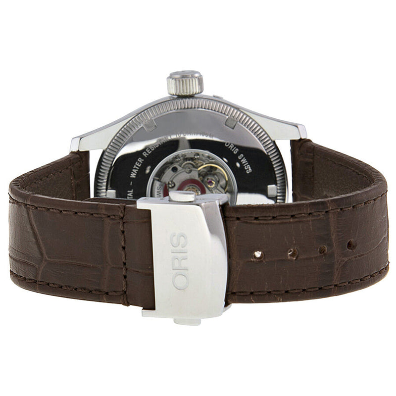 Oris Big Crown Complication Silver Dial Brown Leather Men's Multifunction Watch #01 582 7678 4361-07 5 20 77FC - Watches of America #3