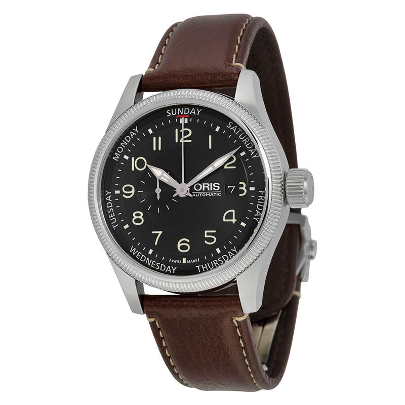 Oris Big Crown ProPilot Automatic Black Dial Brown Leather Men's Watch 745-7688-4034LS#01 745 7688 4034-07 5 22 77FC - Watches of America