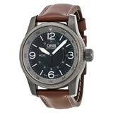 Oris Big Crown Timer Black Dial Brown Leather Automatic Men's Watch 735-7660-4264LS#01 735 7660 4264-07 6 22 76 - Watches of America