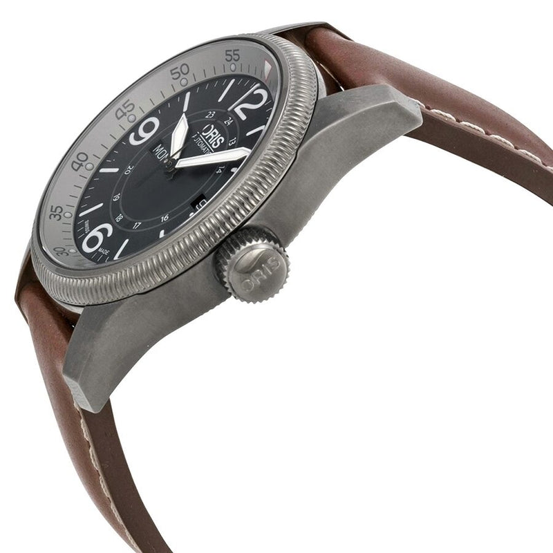 Oris Big Crown Timer Black Dial Brown Leather Automatic Men's Watch 735-7660-4264LS #01 735 7660 4264-07 6 22 76 - Watches of America #2