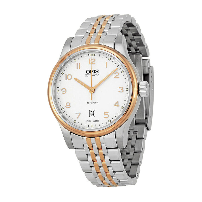 Oris Classic Automatic Silver Dial Two-tone Men's Watch #01 733 7594 4391-07 8 20 63 - Watches of America