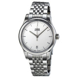 Oris Classic Date Automatic Silver Dial Men's Watch #01 733 7578 4051 07 8 18 61 - Watches of America