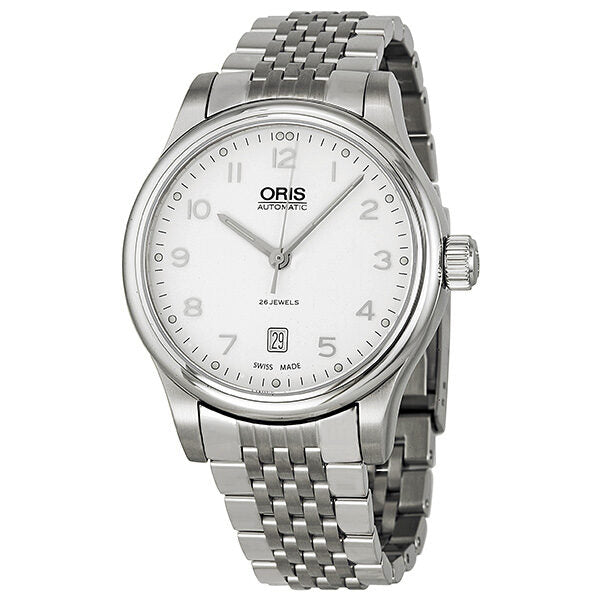 Oris Classic Date Automatic Silver Dial Men's Watch #01 733 7594 4091 07 8 20 61 - Watches of America