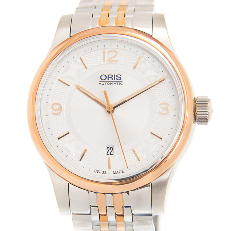 Oris Classic Date Automatic Silver Dial Unisex Watch #733 7594 4331 8 20 63 - Watches of America #2