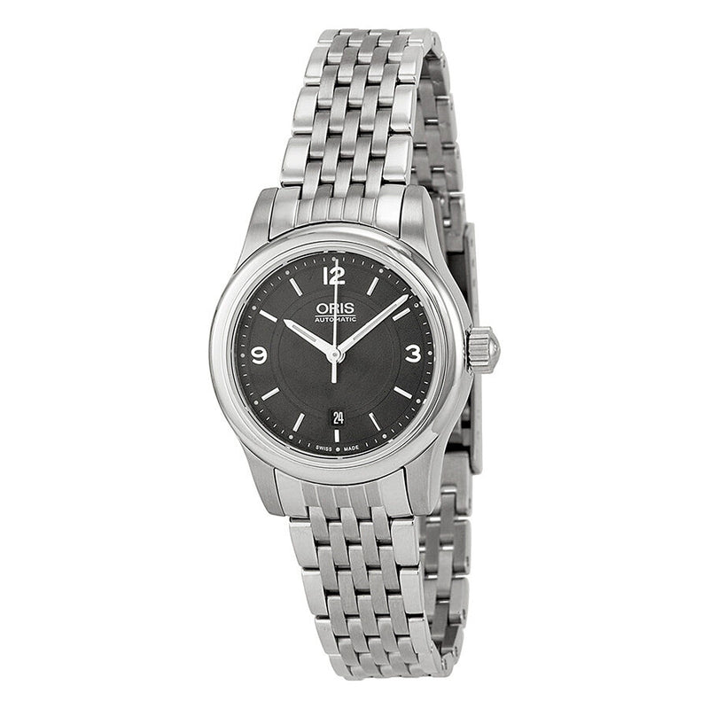 Oris Classic Date Reloj de mujer de acero inoxidable con esfera