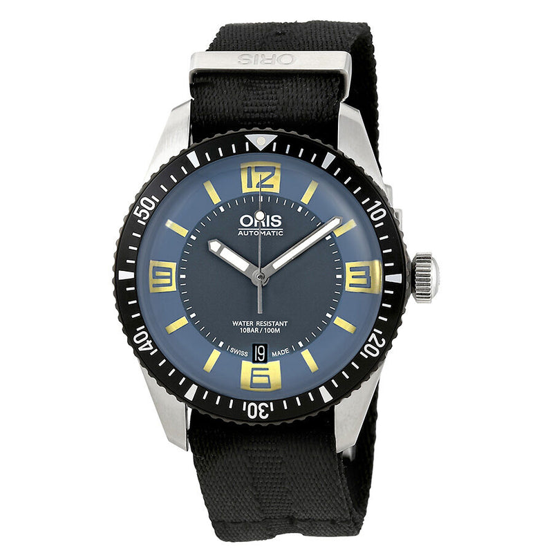 Oris Diver Sixty Five Grey/Blue Dial Men's Watch #01 733 7707 4065-07 5 20 26FC - Watches of America