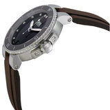 Oris Divers Date Black Dial Brown Rubber Ladies Watch #733-7652-4192LS - Watches of America #2