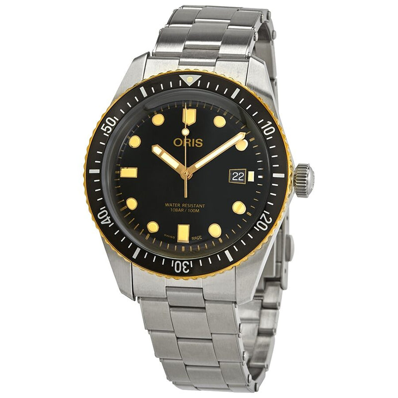 Oris Divers Sixty-Five Automatic Black Dial Men's Watch #01 733 7720 4354-07 8 21 18 - Watches of America