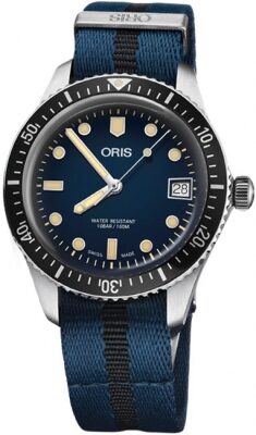 Oris Divers Sixty Five Automatic Blue Dial Men's Watch #01 733 7747 4055-07 5 17 28 - Watches of America